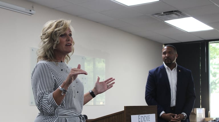 Melton and McCormick launch their bipartisan listening tour with conversations about charters, pay, and diversity