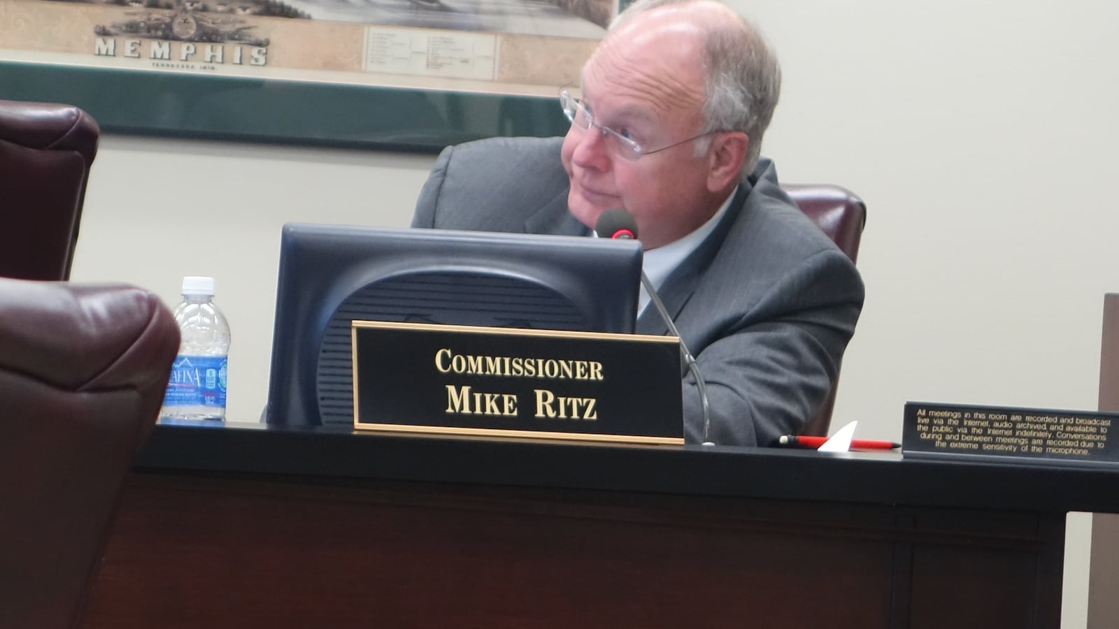 Commissioner Mike Ritz proposed an amendment that would've lowered the building study cost from $1.8 to $1.2 million and given Shelby County Schools control.