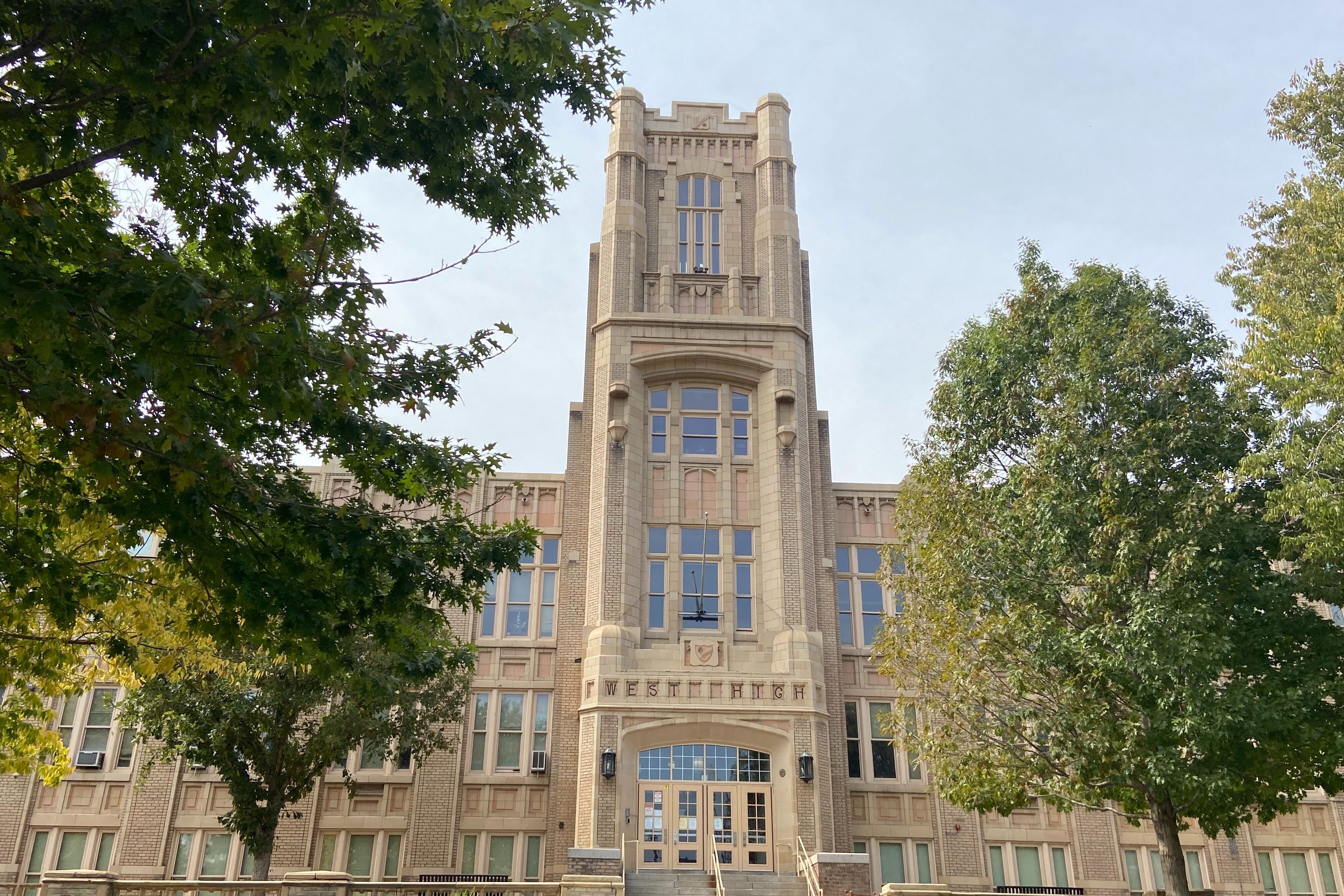 Exterior of Denver’s West High School.