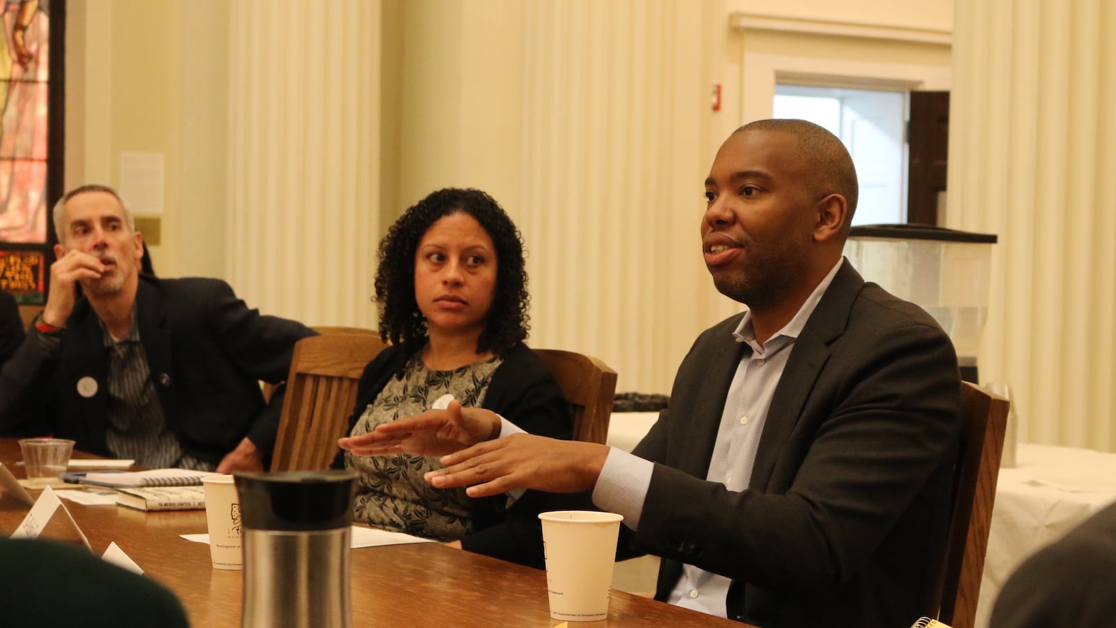 Ta-Nehisi Coates offered a "master class" for New York City school leaders on Monday.