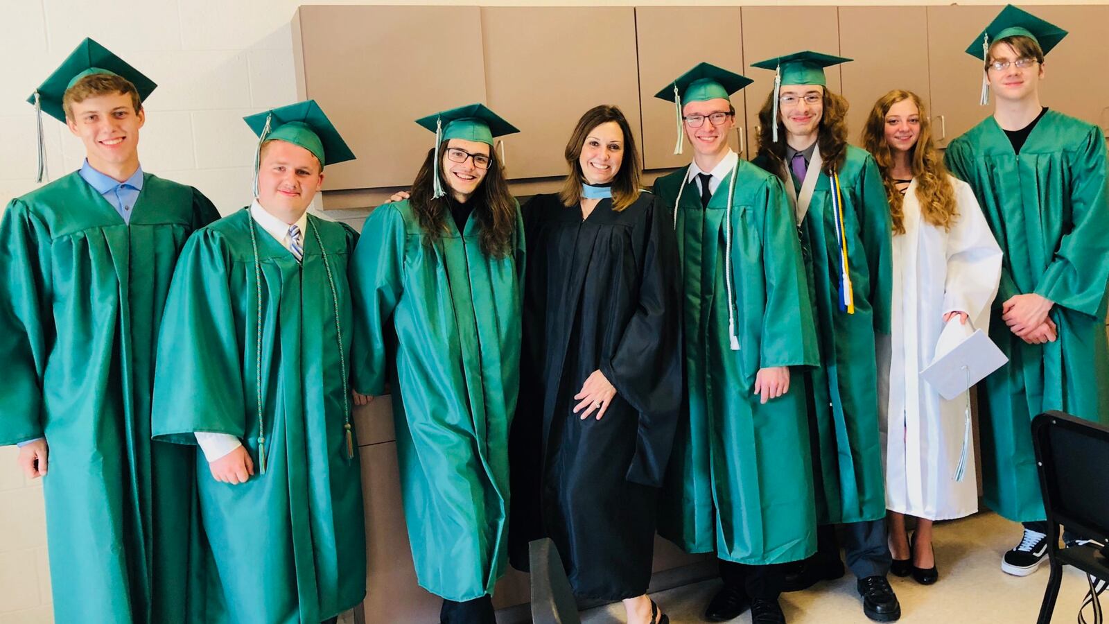 Dayna Polehanki taught high school for 17 years before being elected to the state senate in 2018.