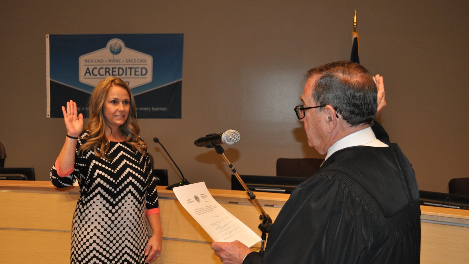 Christine Martinez was sworn in Nov. 19, 2019.