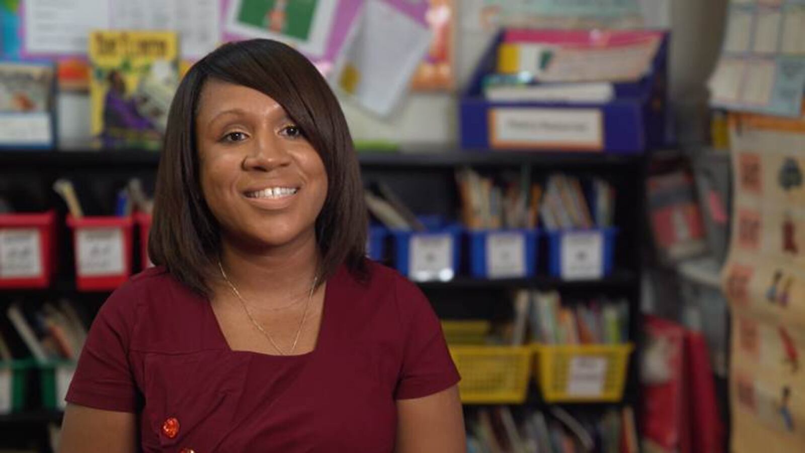 Dawn DeCosta, the principal of Thurgood Marshall Academy Lower School