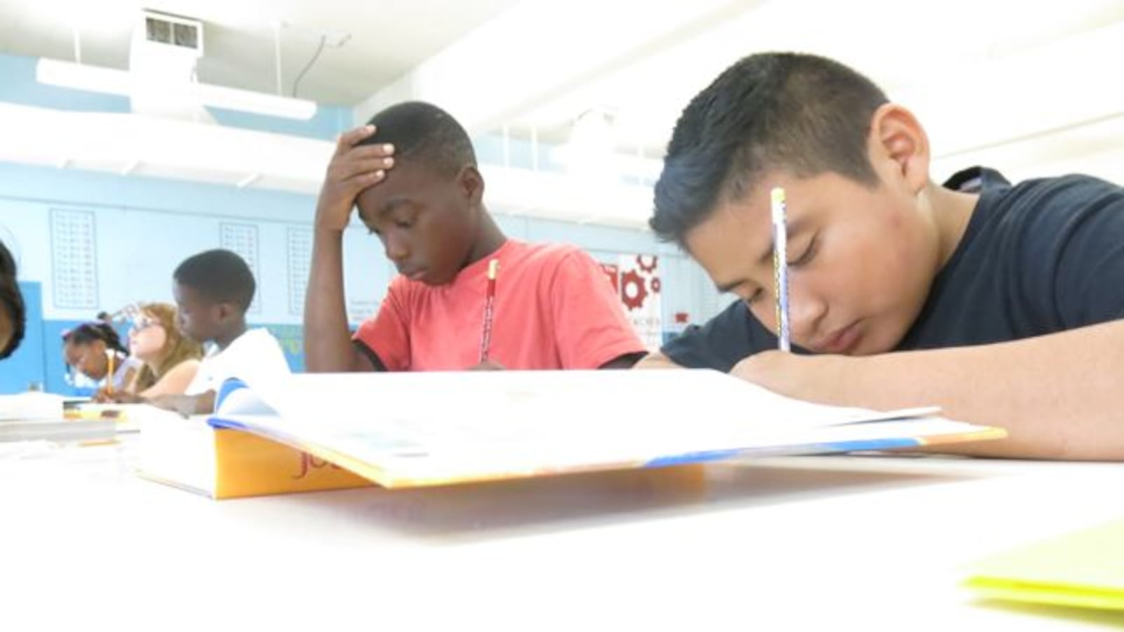 Twenty students at Sharpe Elementary are spending the summer in the school's vocabulary camp.  Sharpe teachers are working to increase the literacy of its students.  Earlier this year, 70 percent of the school's students were not reading on grade level.