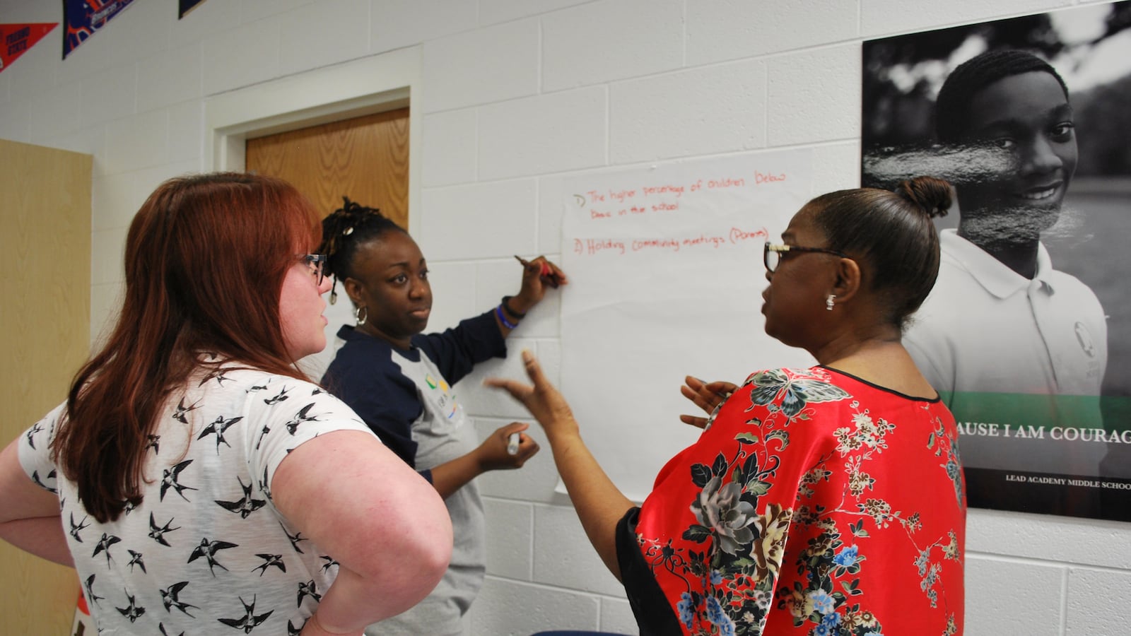 Parents collaborate at a 2016 Nashville Rise training event.
