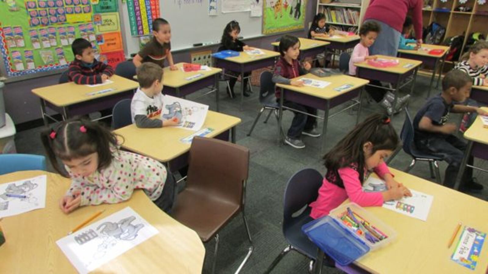 A preschool class at Shepherd Community Center on Indianapolis' East side.