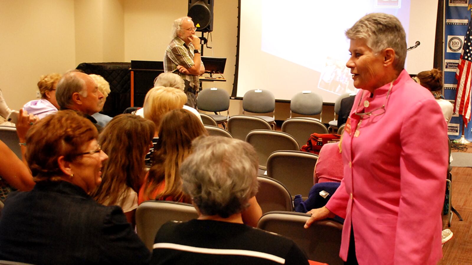 Jeffco school board member Tori Merritts, right, has raised about $7,000 since the start of her campaign.