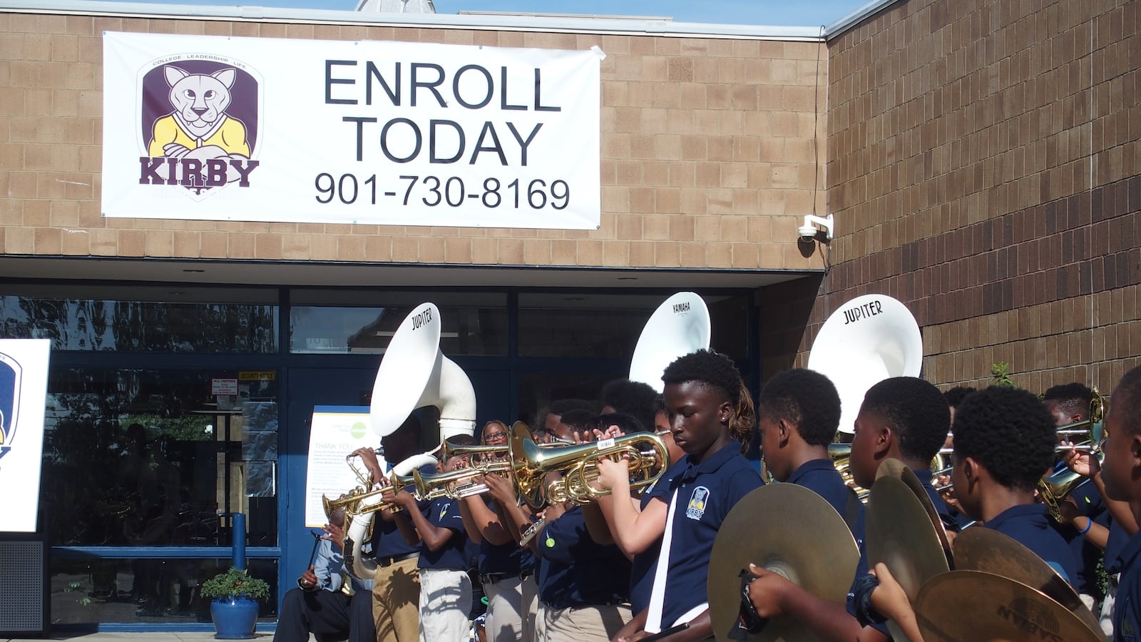 Kirby Middle School re-opens under the state-run Achievement School District.