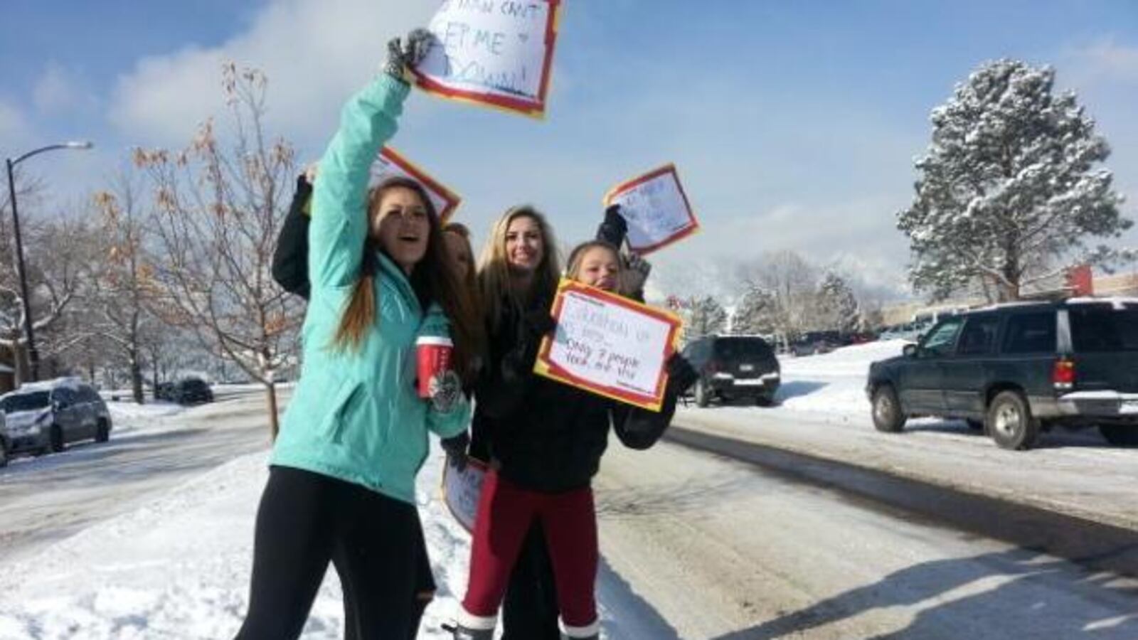 Students at Fairview High School in Boulder protested state tests in 2014.  (Denver Post file photo)