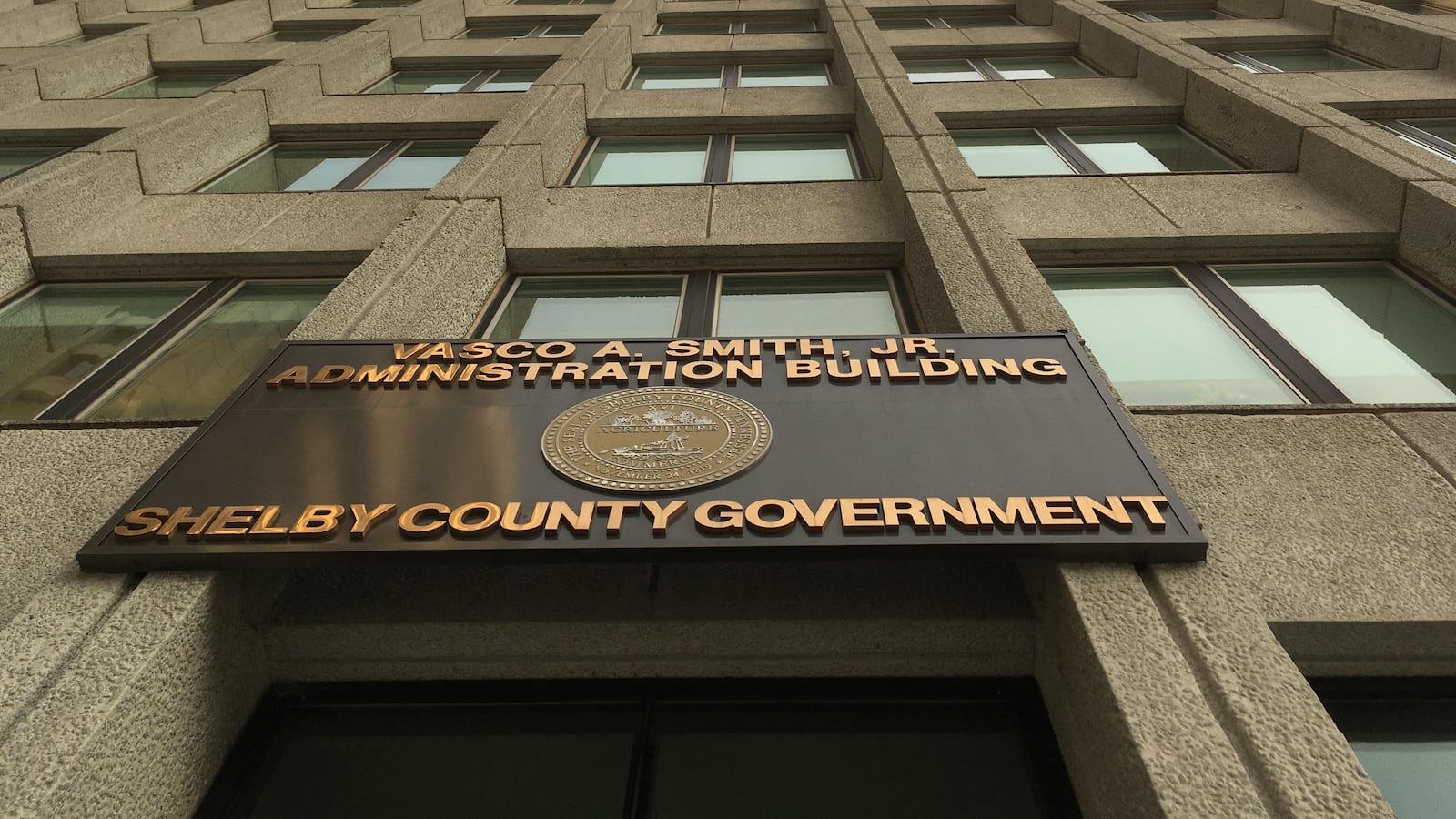 Shelby County government building in downtown Memphis.