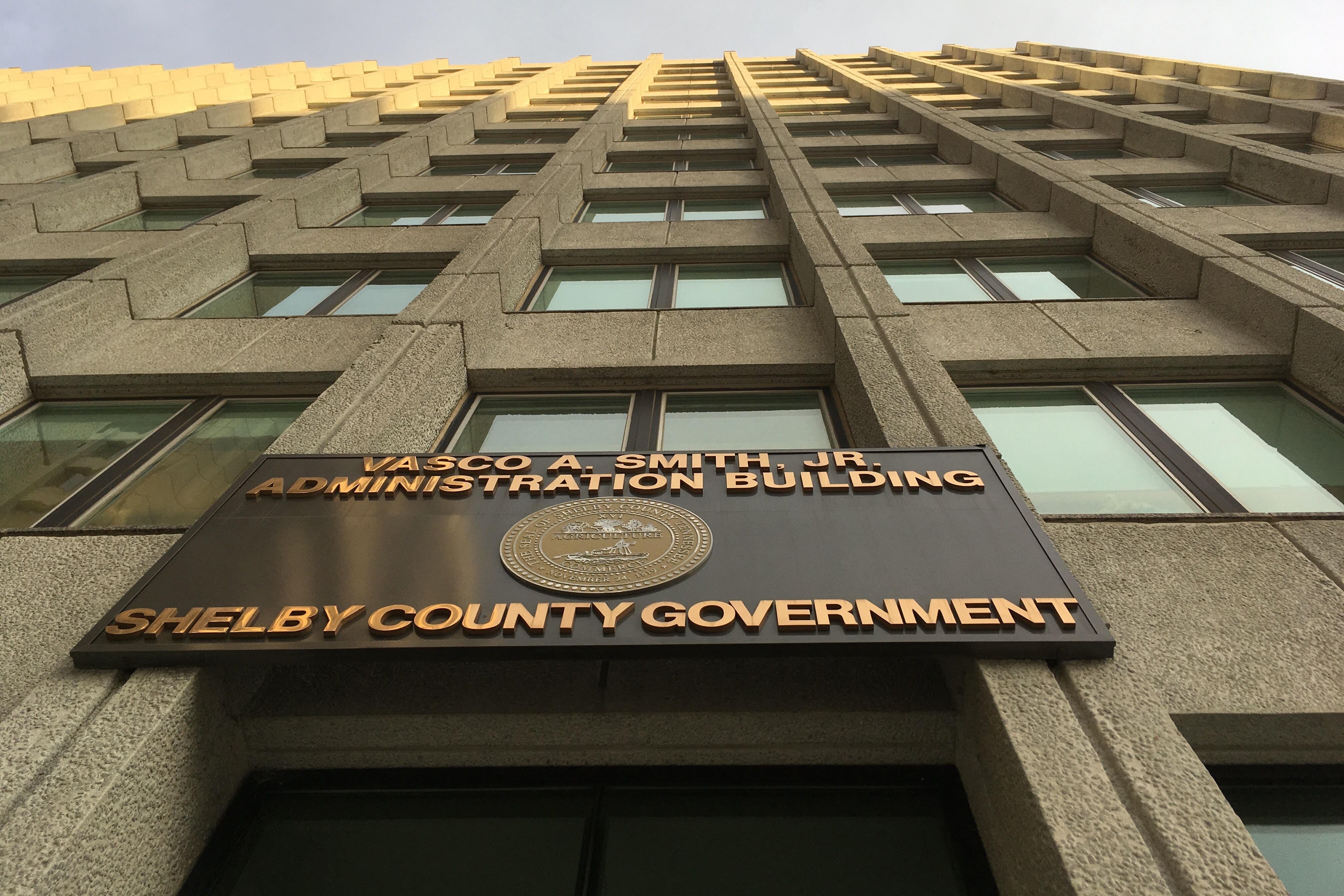 Shelby County government building in downtown Memphis.