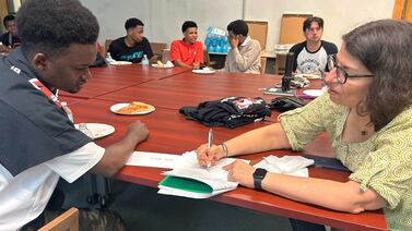 How one Brooklyn high school welcomes older immigrant students who face barriers to enrolling