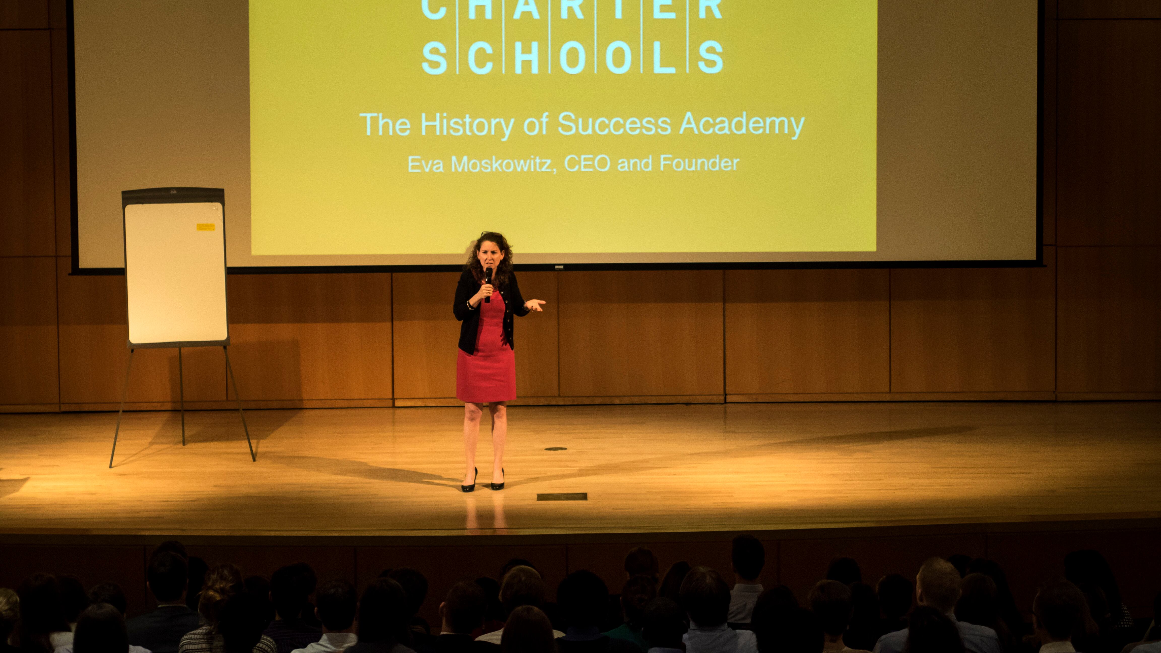 Eva Moskowitz of Success Academy...
