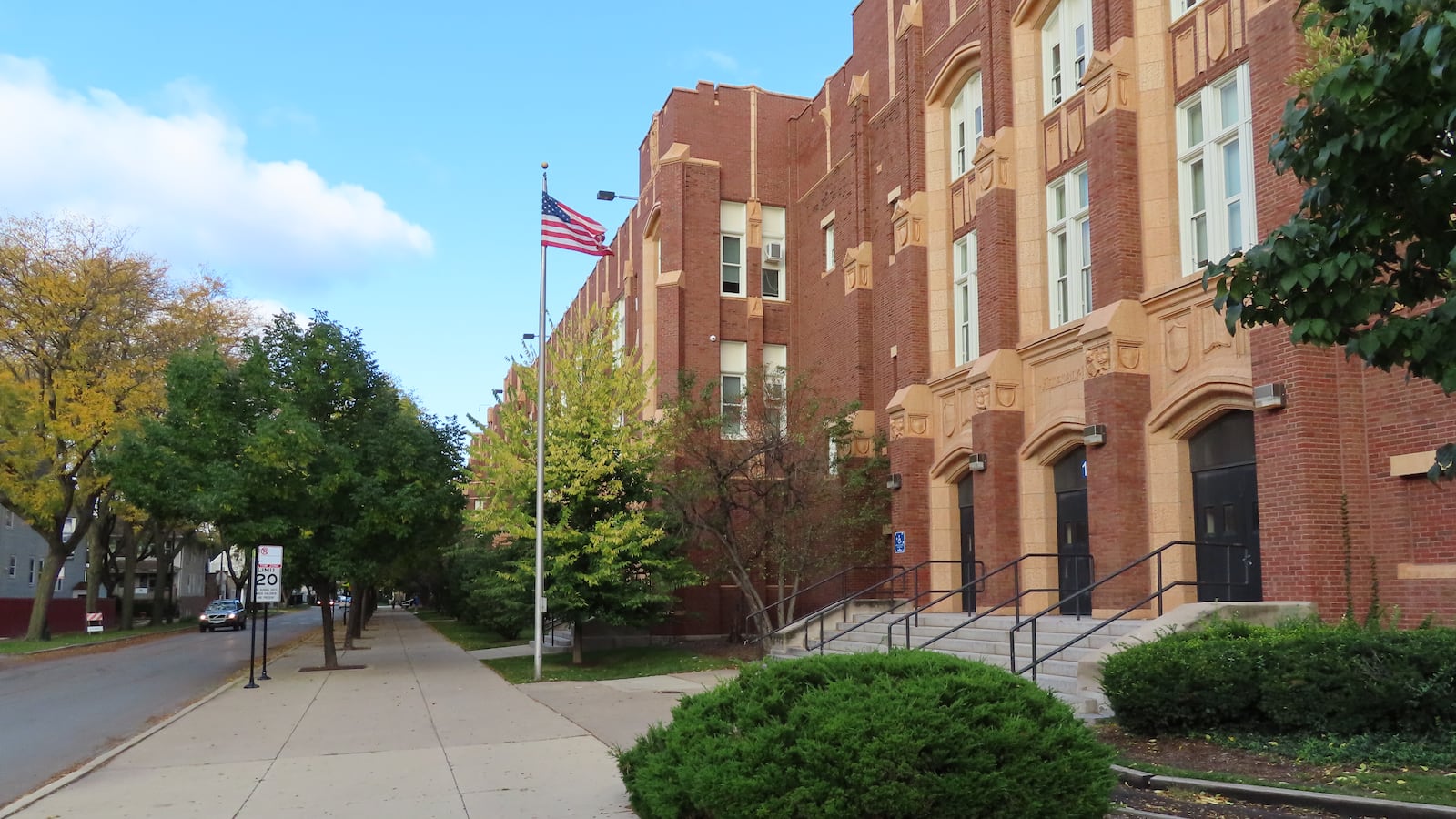 Roosevelt High School in Albany Park