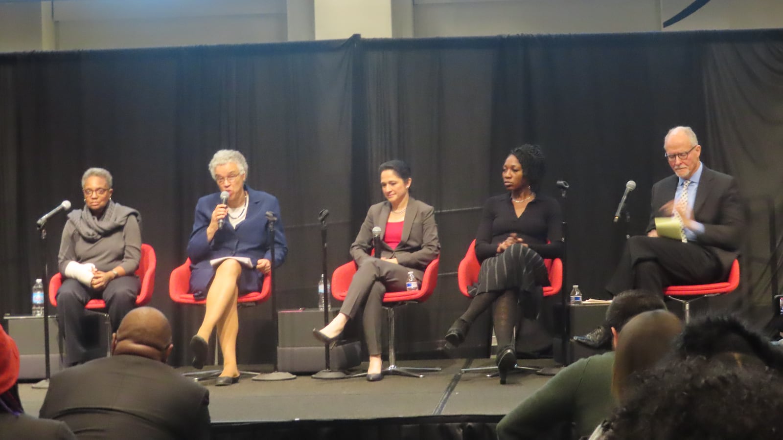 Five mayoral candidates invited to a labor forum on Nov. 19, 2018, discussed the exodus of black families from Chicago.