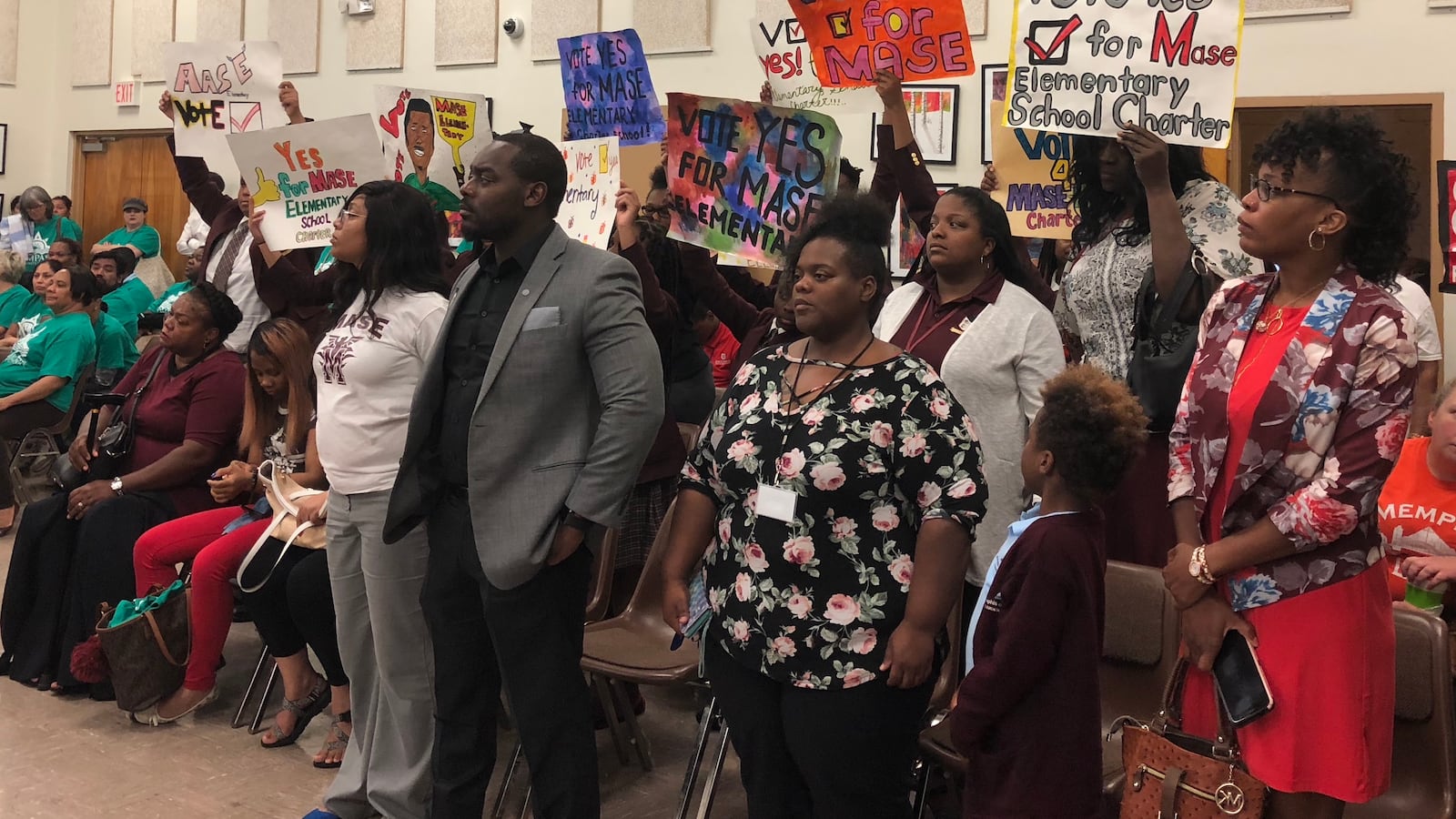 Supporters of Memphis Academy of Science and Engineering (MASE) wanted Shelby County Schools to approve opening an elementary school under the charter organization.