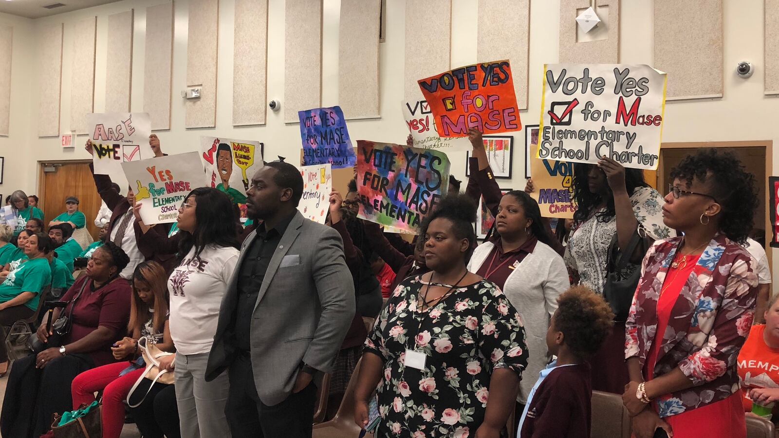 Supporters of Memphis Academy of Science and Engineering (MASE) wanted Shelby County Schools to approve opening an elementary school under the charter organization.