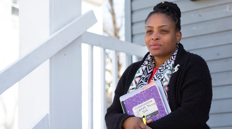 ‘This is what I do’: How a Newark teacher called, texted, and trudged through the snow to reach her students during COVID