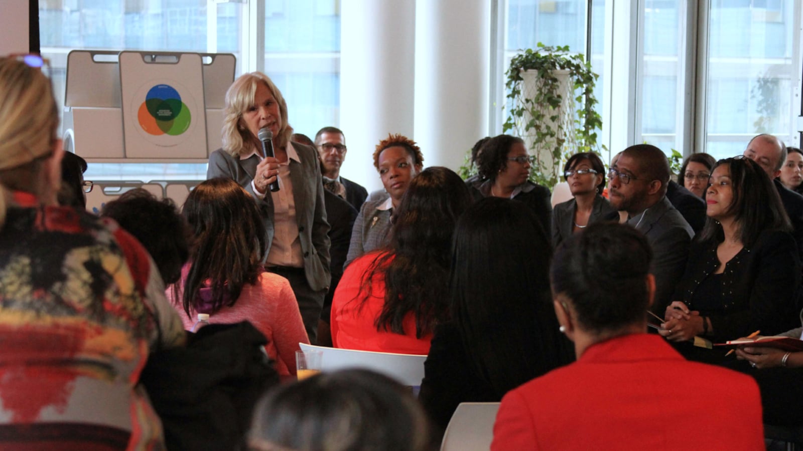 Educators from the struggling schools in the city's "School Renewal" program met in December.