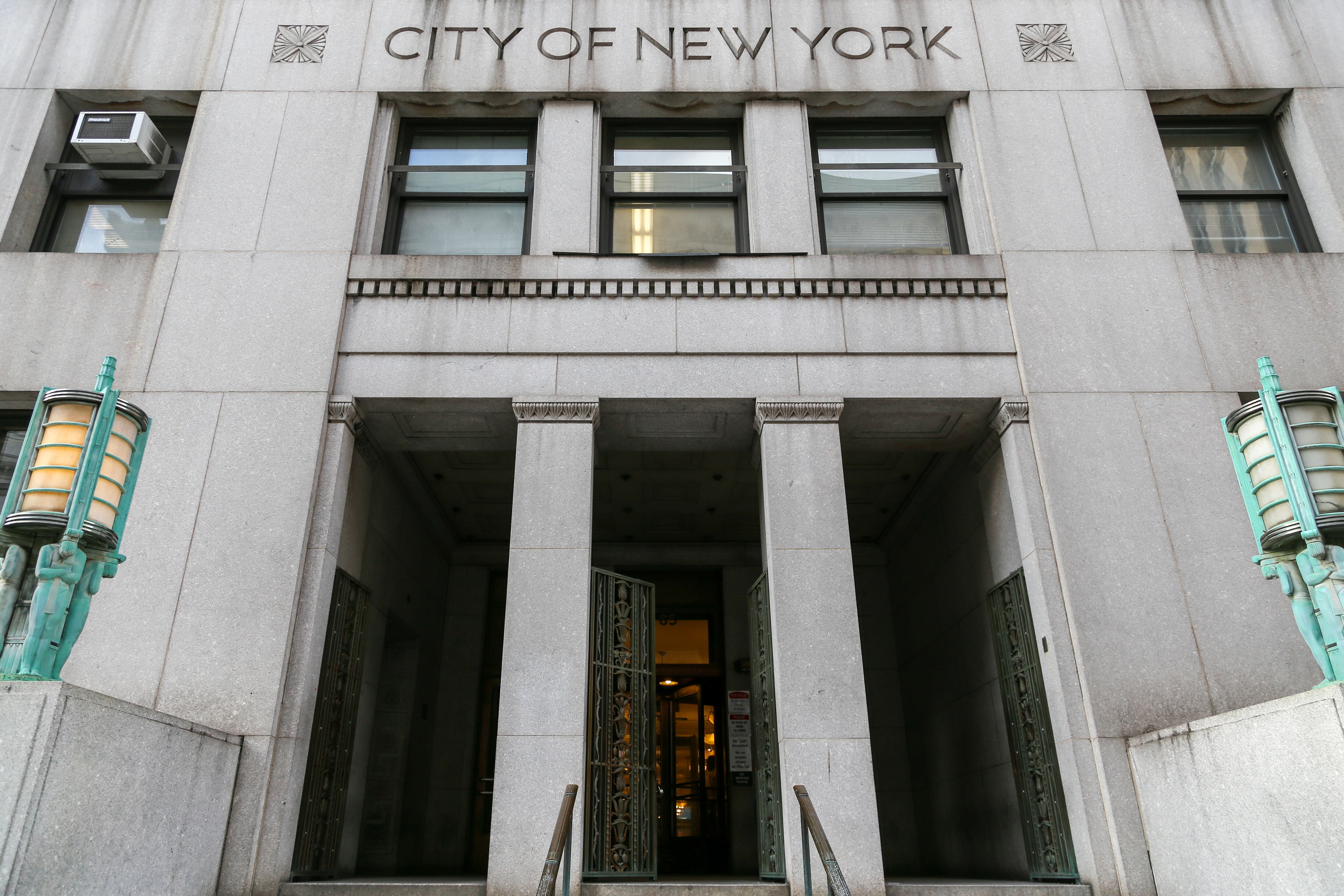 Exterior of the New York City Department of Health and Mental Hygiene.