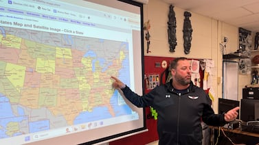 This Michigan alternative high teacher sees his students reach everywhere in his small community