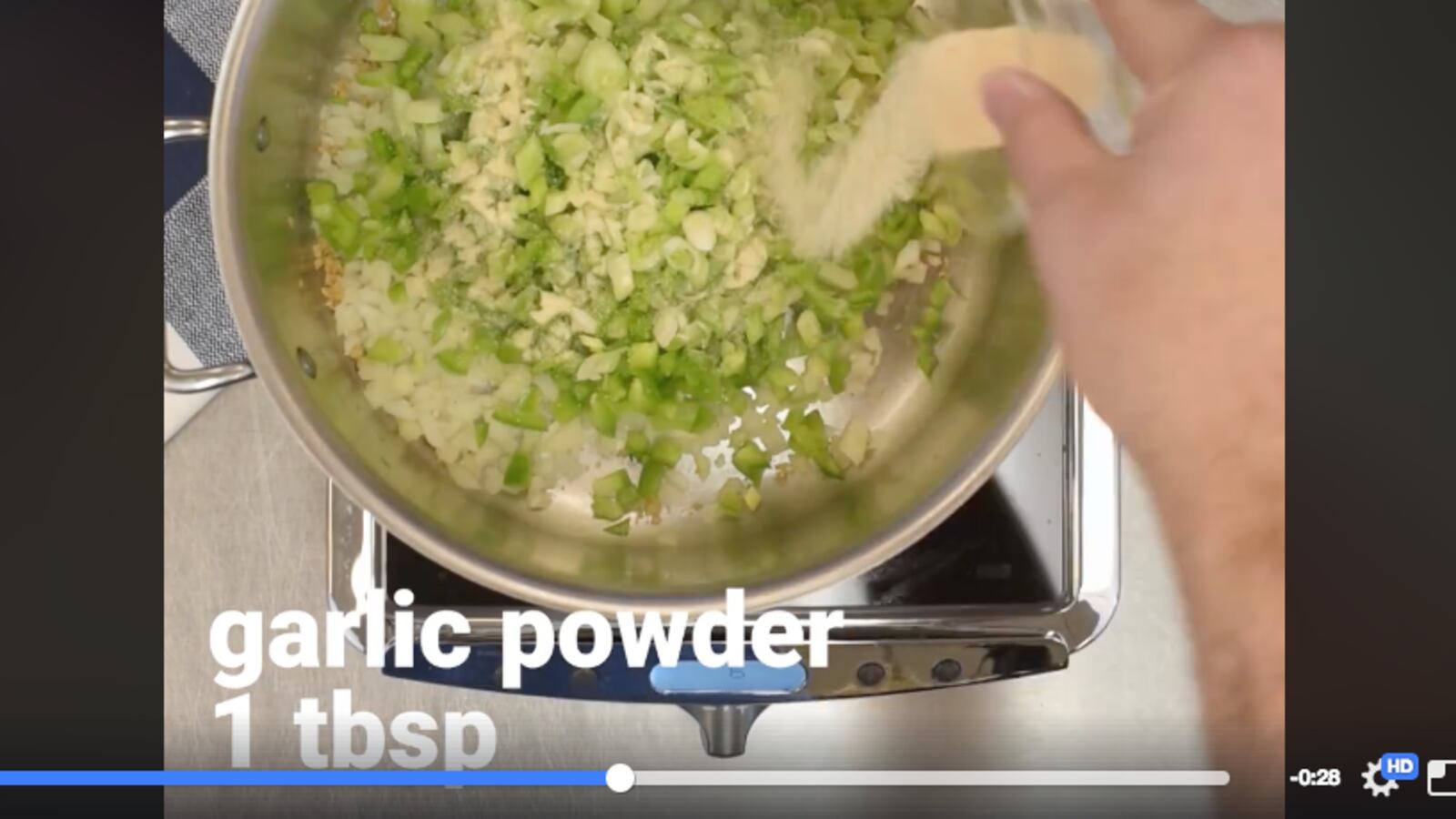 A screenshot from Denver Public Schools' first #DPSDelicious video.