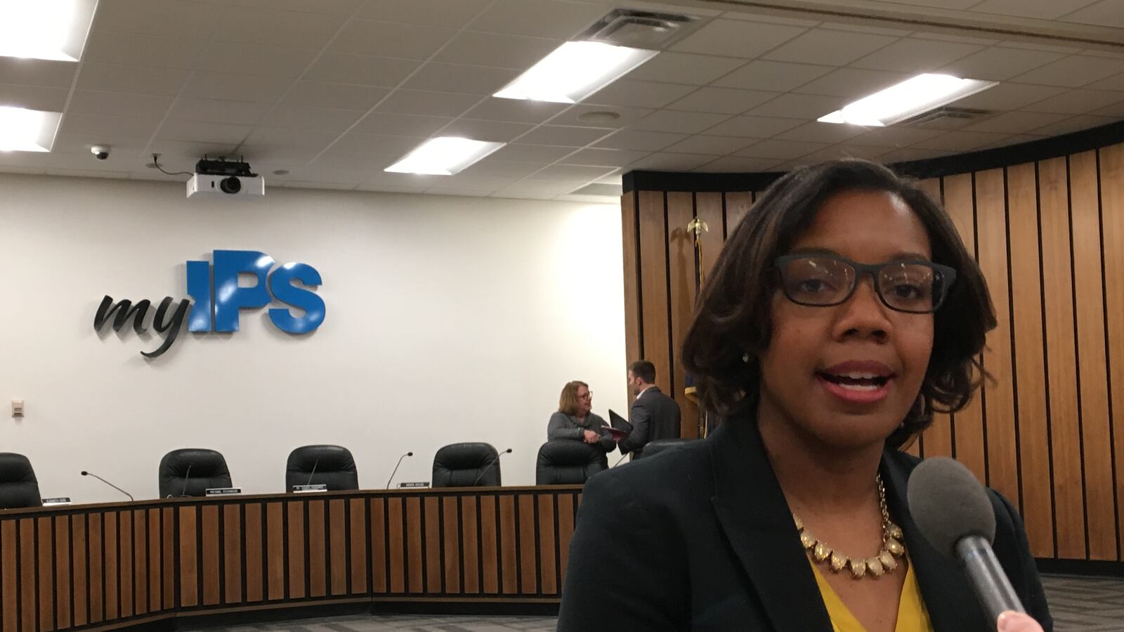 Aleesia Johnson was named the interim superintendent of Indianapolis Public Schools on Friday, Dec. 7, 2018.