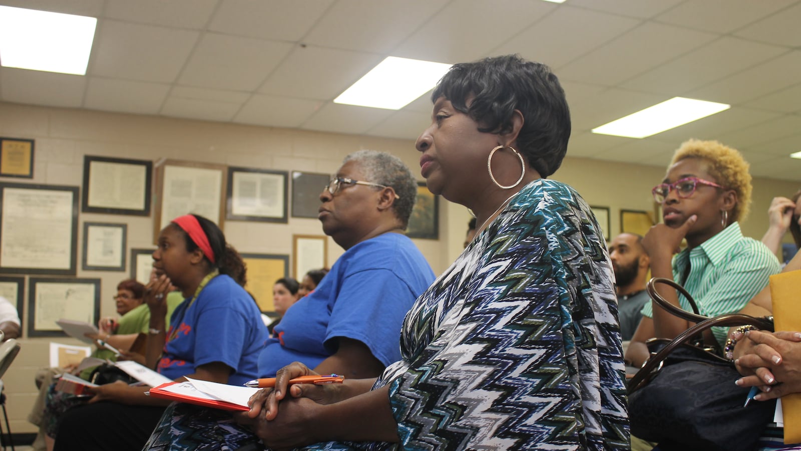 Memphians in Frayser attend a community meeting organized in October by Shelby County Schools. The district hosted nine meetings to seek public input about what makes a good school.