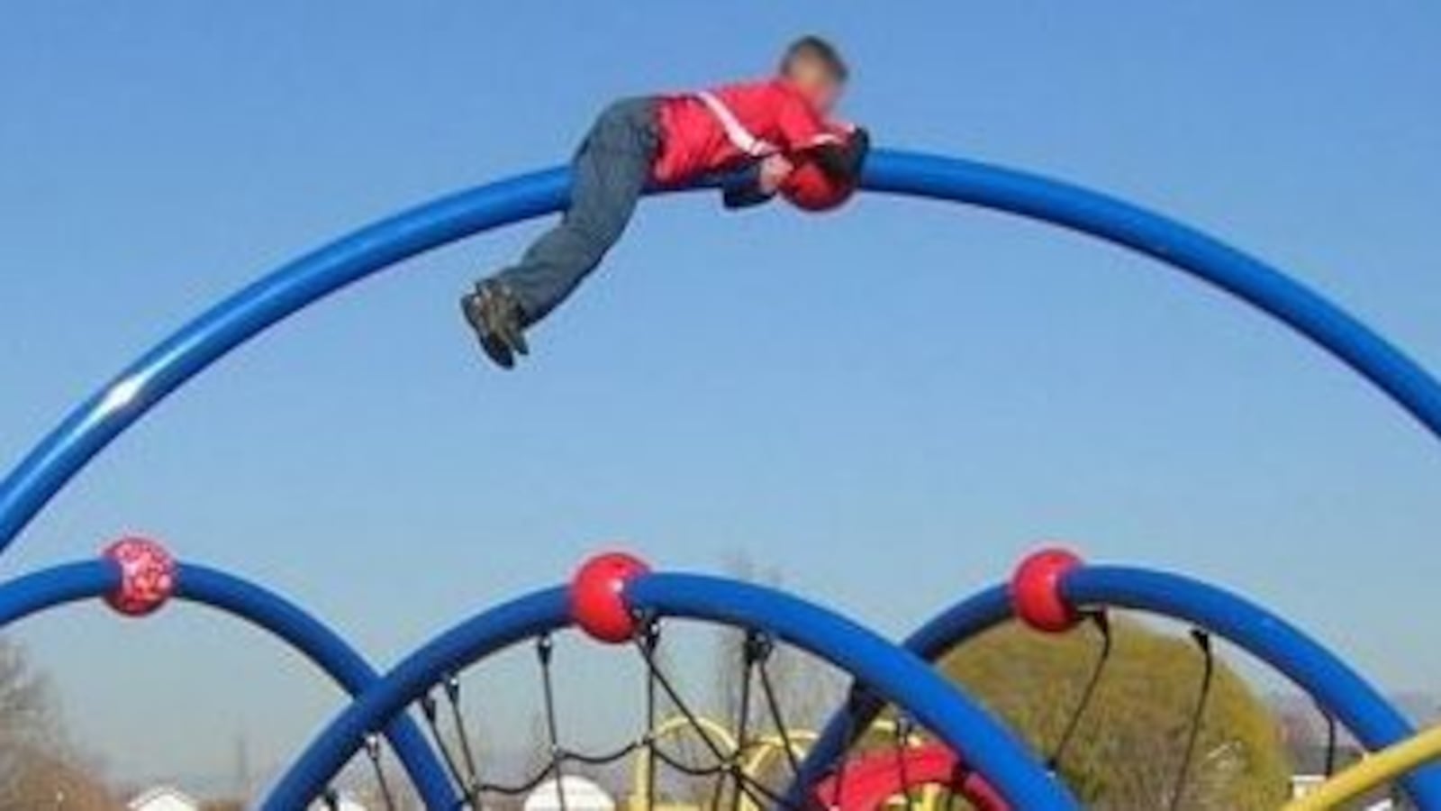 Every year, about 120 Colorado children are hospitalized because of falls from playground equipment. All photos from Tom Peeples.