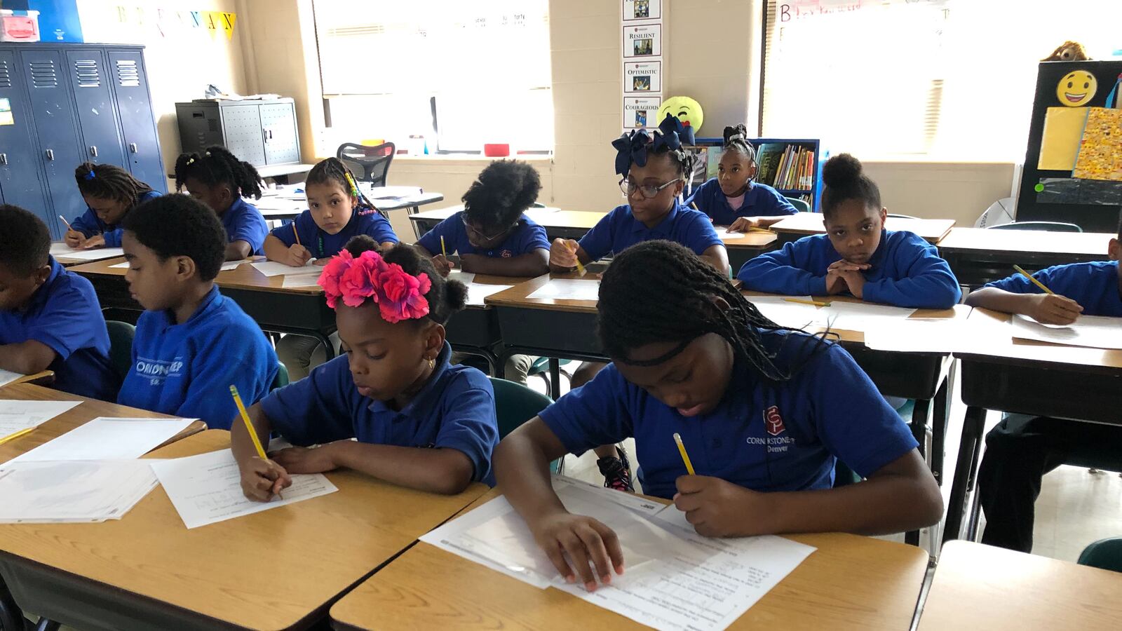 Almost one-third of Cornerstone Prep Denver's students scored proficient on state math exams, almost a 50% increase over the previous year.