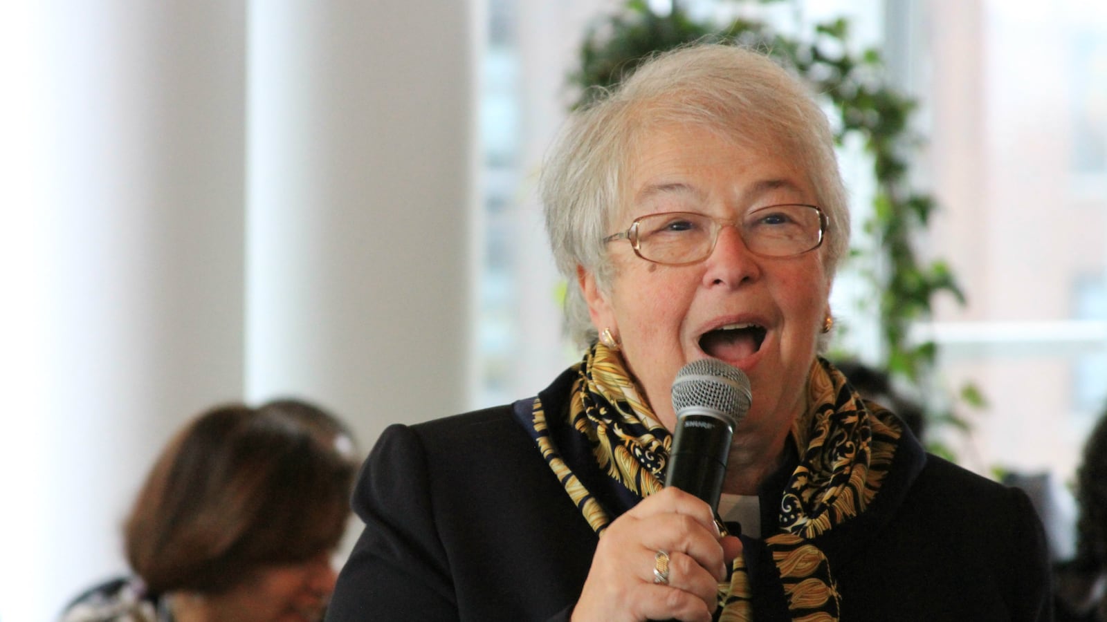 Chancellor Carmen Fariña speaks to superintendents and principals overseeing the city's designated renewal schools.