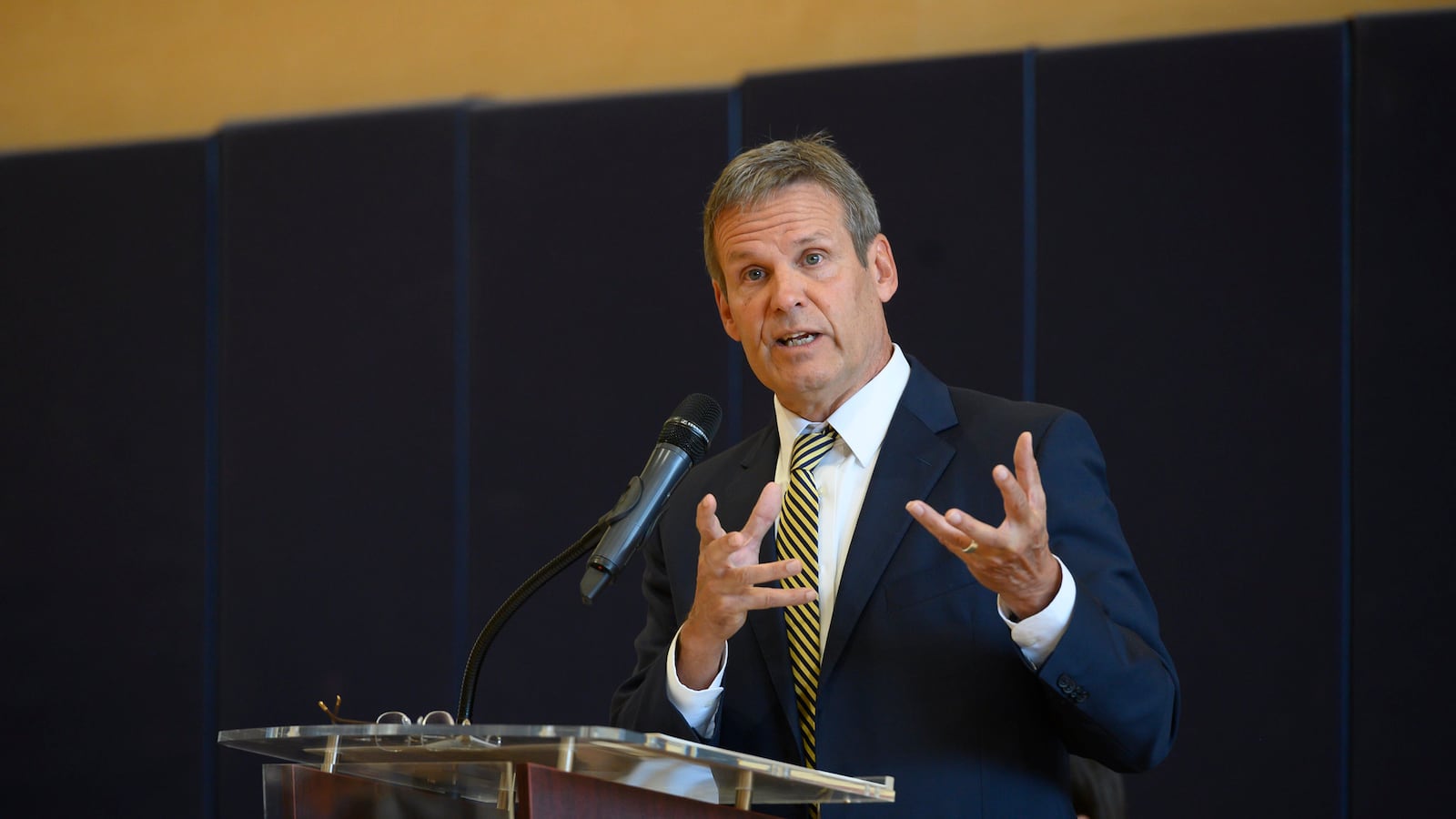 Gov. Bill Lee, a Republican businessman from Williamson County, took office in January of 2019.