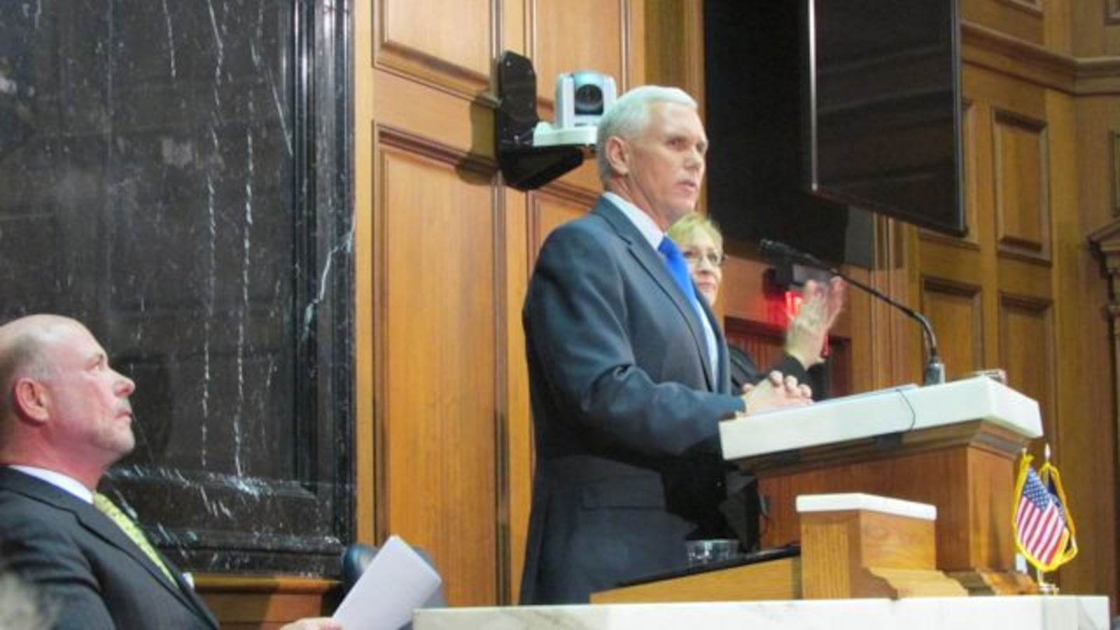 Gov. Mike Pence focused on education issues in his state of the state speech in January as well as throughout the legislative session.
