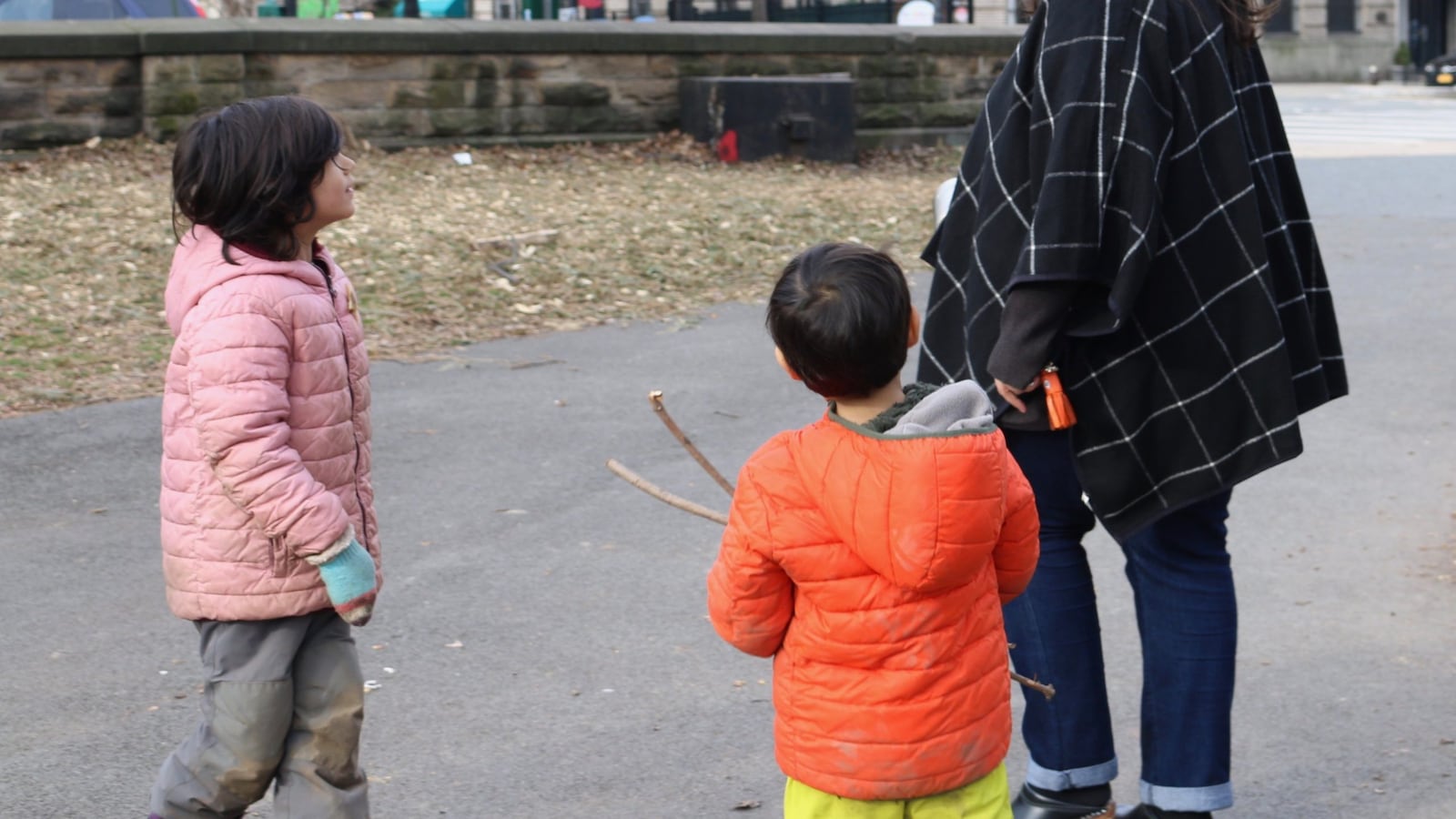 Denise Clay, a Brooklyn parent, is homeschooling her 4- and 6-year-old sons who have December and September birthdays, respectively.