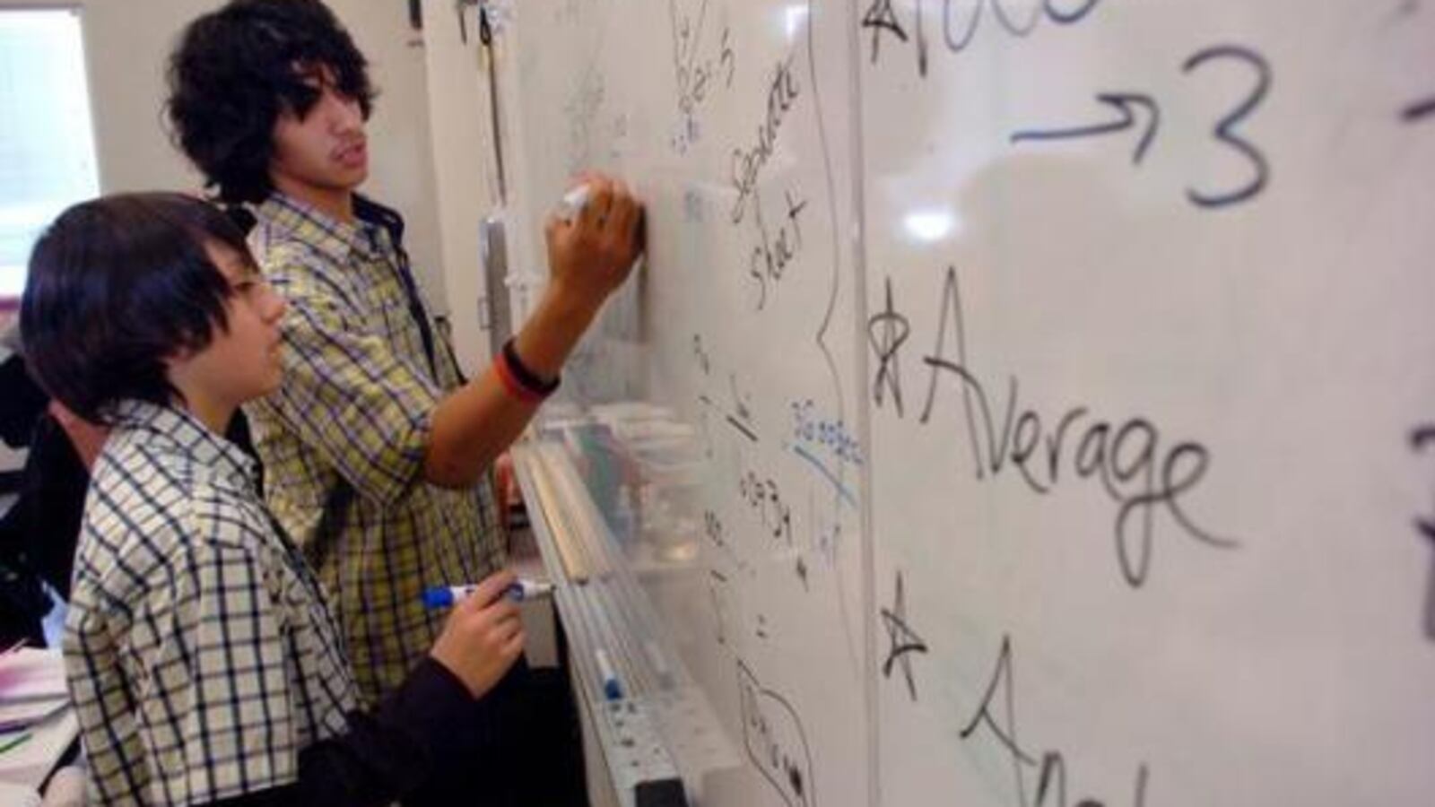Students at a campus of DSST, a charter network that is a big piece of Denver's "portfolio" approach to school management. (Denver Post file)