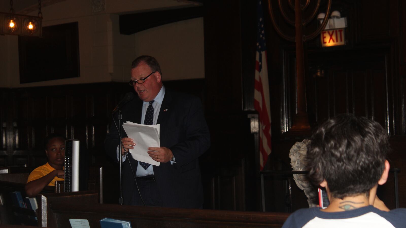 While a lot of people on the Near South Side support the new school and its boundaries, many others don't, including Ald. Patrick D. Thompson.