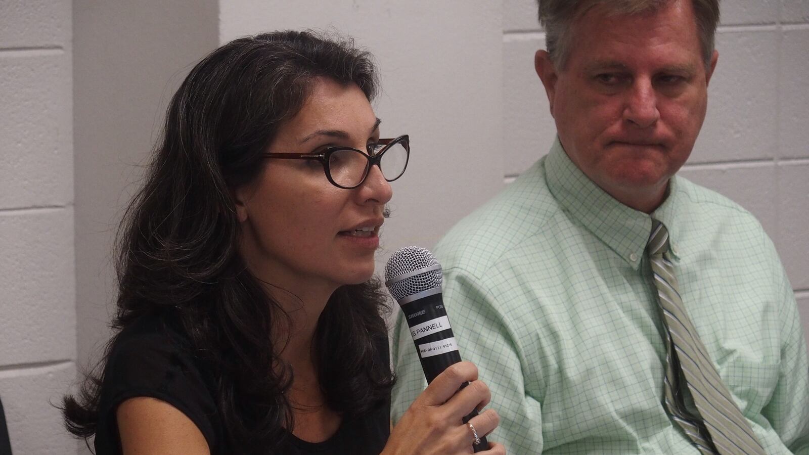 Heidi Ramirez, the then chief academic officer for Shelby County Schools, speaks at a charter advisory committee meeting Oct. 26.