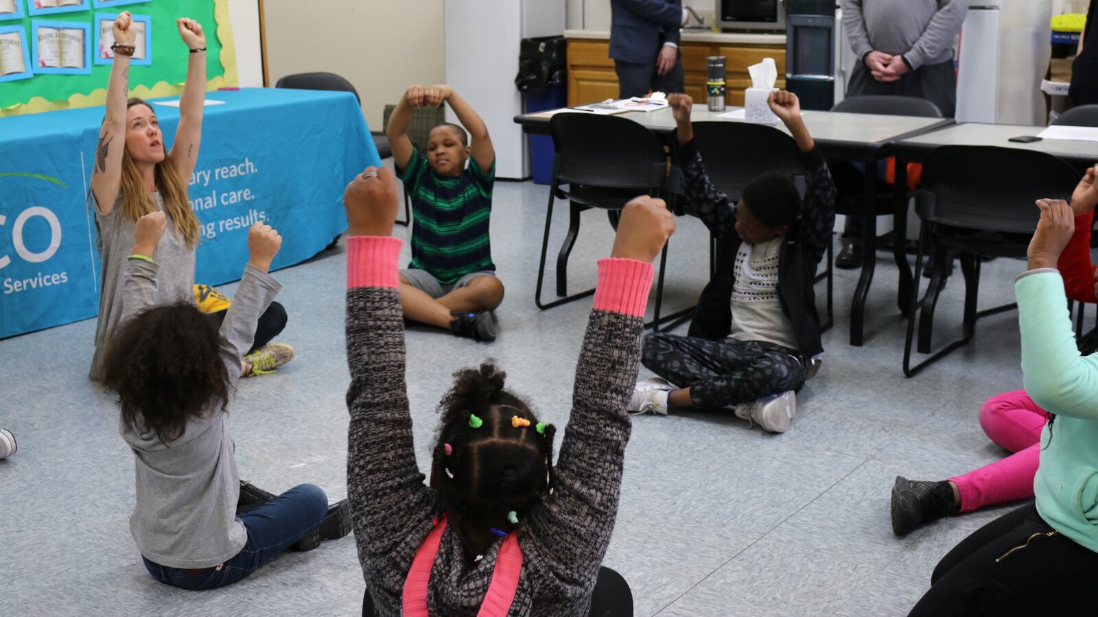 Students at the Flushing Family Residence, a shelter for homeless families, participate in a previous spring arts camp. The city is promising to wire all family shelters with Wi-Fi access.
