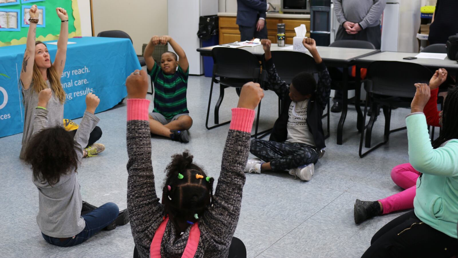 Students at the Flushing Family Residence, a shelter for homeless families, participate in a previous spring arts camp. The city is promising to wire all family shelters with Wi-Fi access.