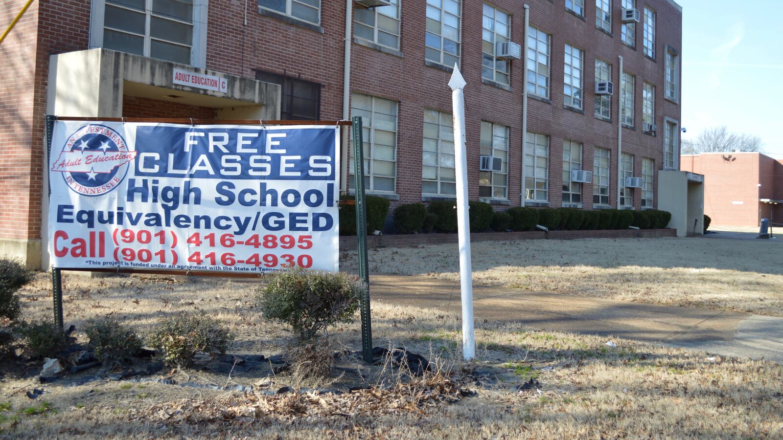 Messick Adult Center has been the home of Shelby County Schools' GED program, which will shut down this month as the state ends its adult education contract with the district.