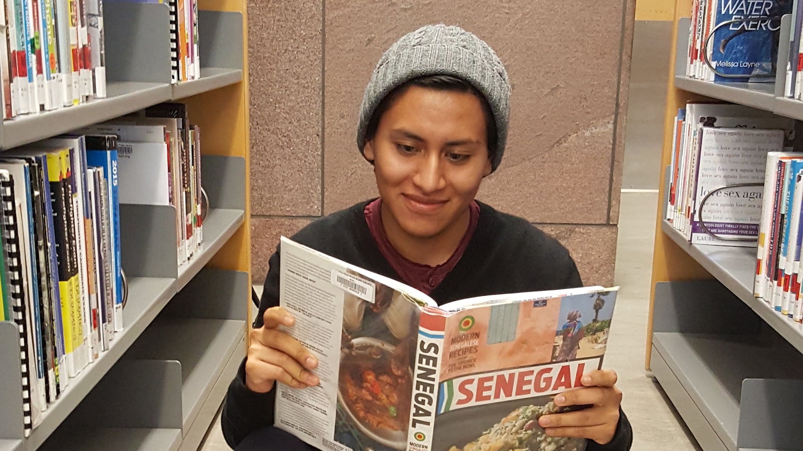 William as a senior in high school