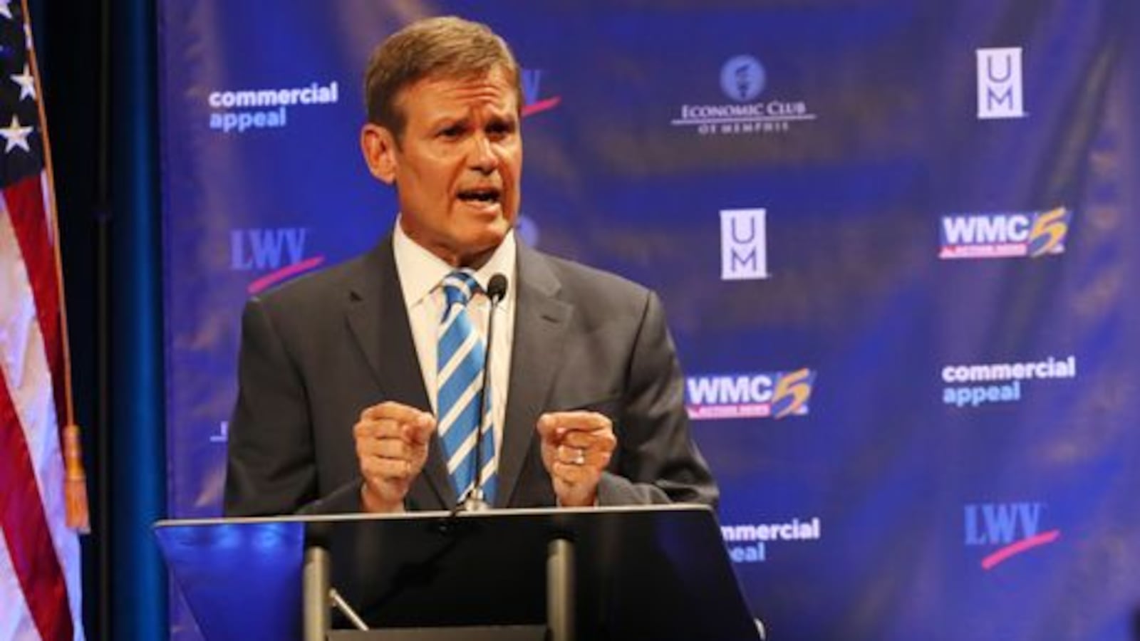 Bill Lee, Republican candidate for Tennessee governor at a debate Tuesday hosted in Memphis.