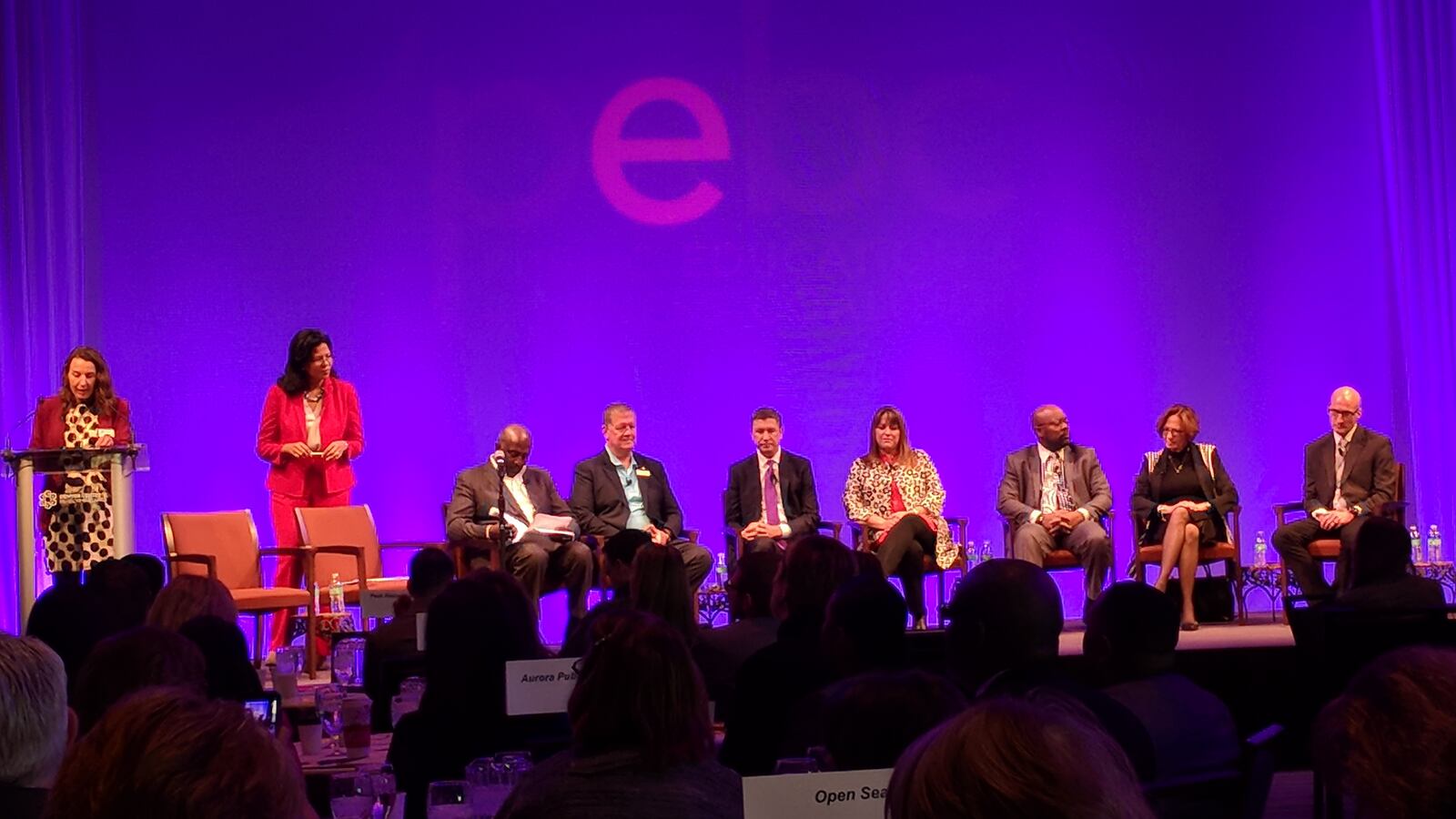 Thursday's panel (photo by Eric Gorski, Chalkbeat)