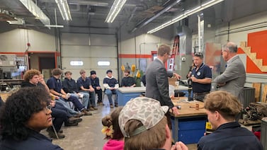 Gov. Braun visits Central 9 as Indiana career and technical education push ramps up