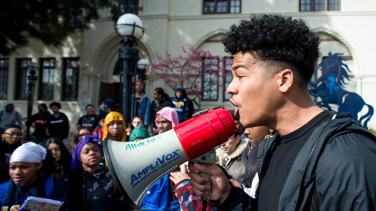 Black high school students in Pasadena, California led a walkout protesting a ban on wearing durags in February 2019.
