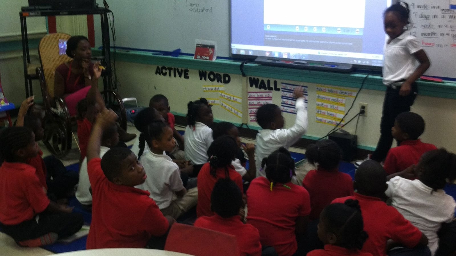 Students at Ford Road Elementary, which is part of the district's Innovation Zone.