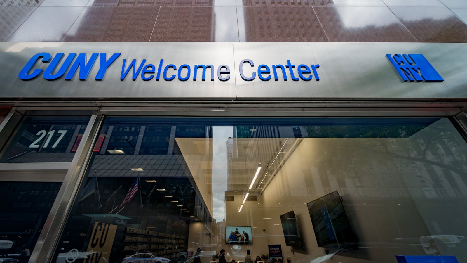 A photograph of the CUNY Welcome Center in Manhattan.